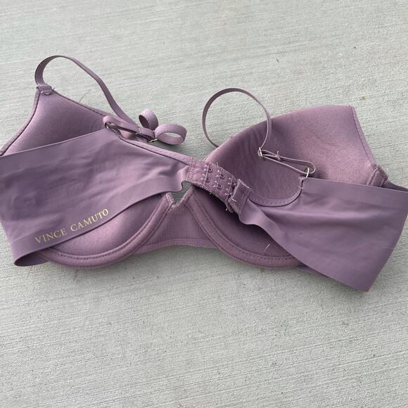 Vince Camuto purple bra size 36B demi underwire padded - Picture 7 of 7